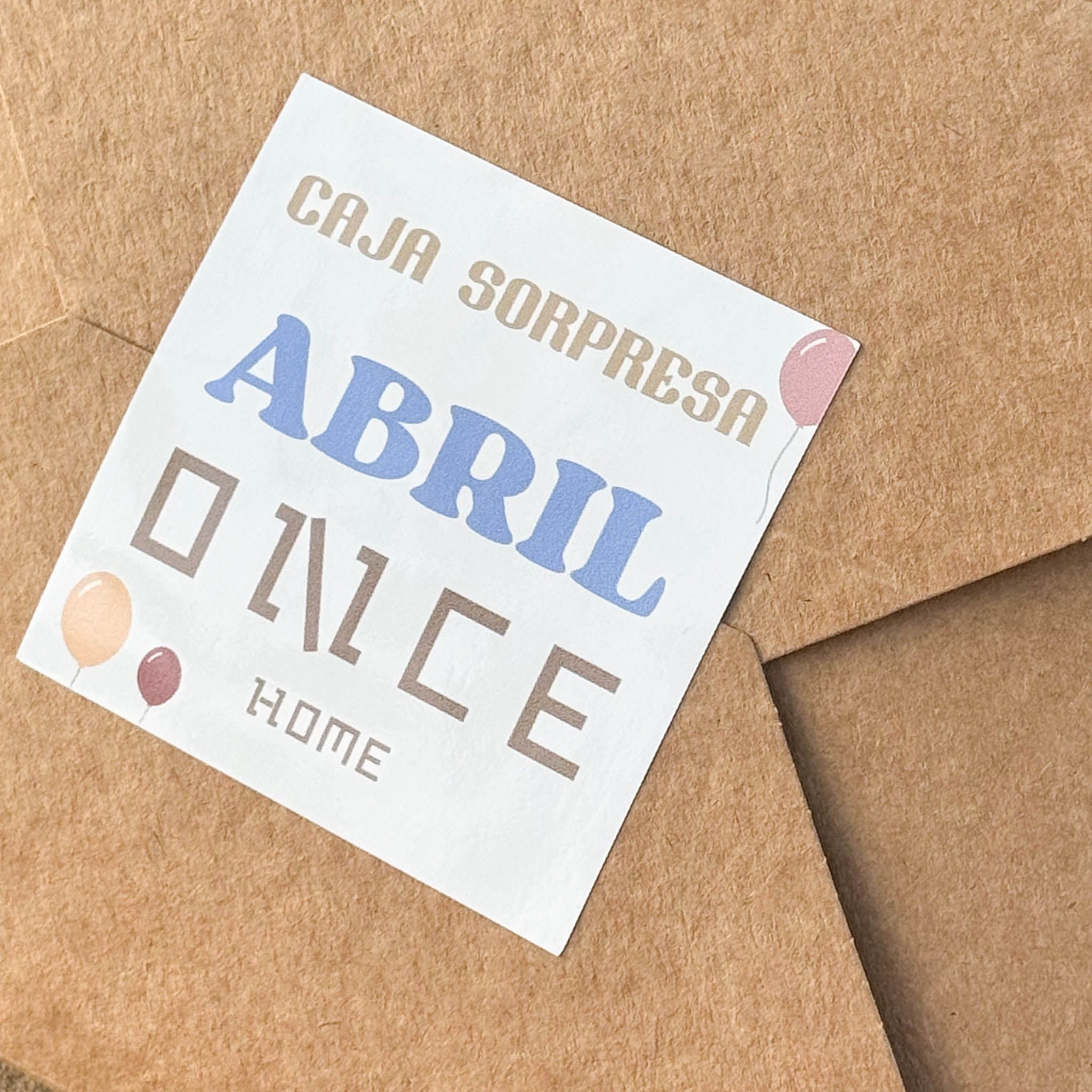 caja sorpresa abril once home