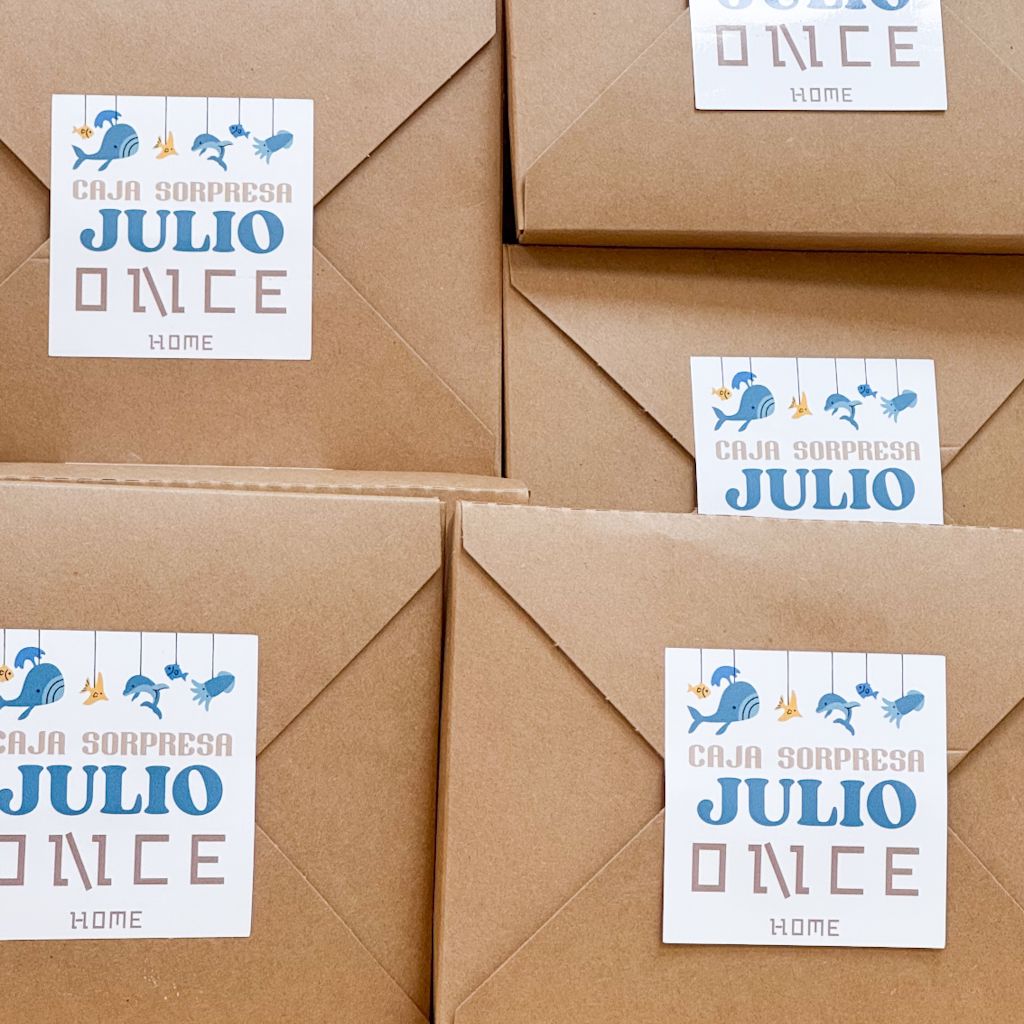 caja sorpresa julio once home