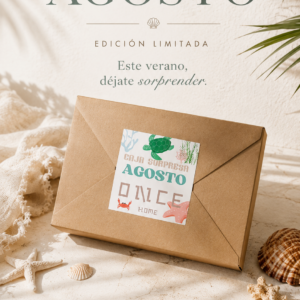 caja sorpresa de velas de agosto once home