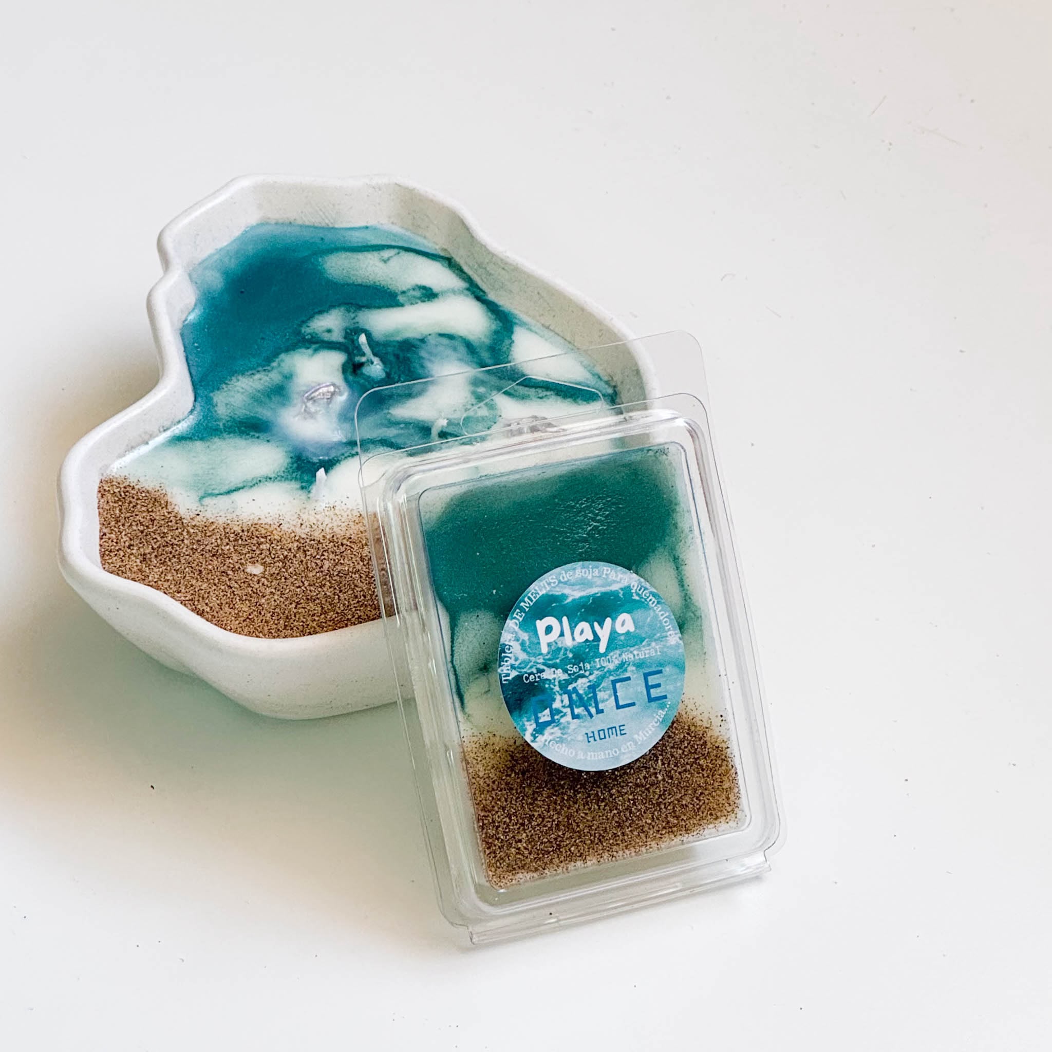 coleccion playa pack vela y melts once home