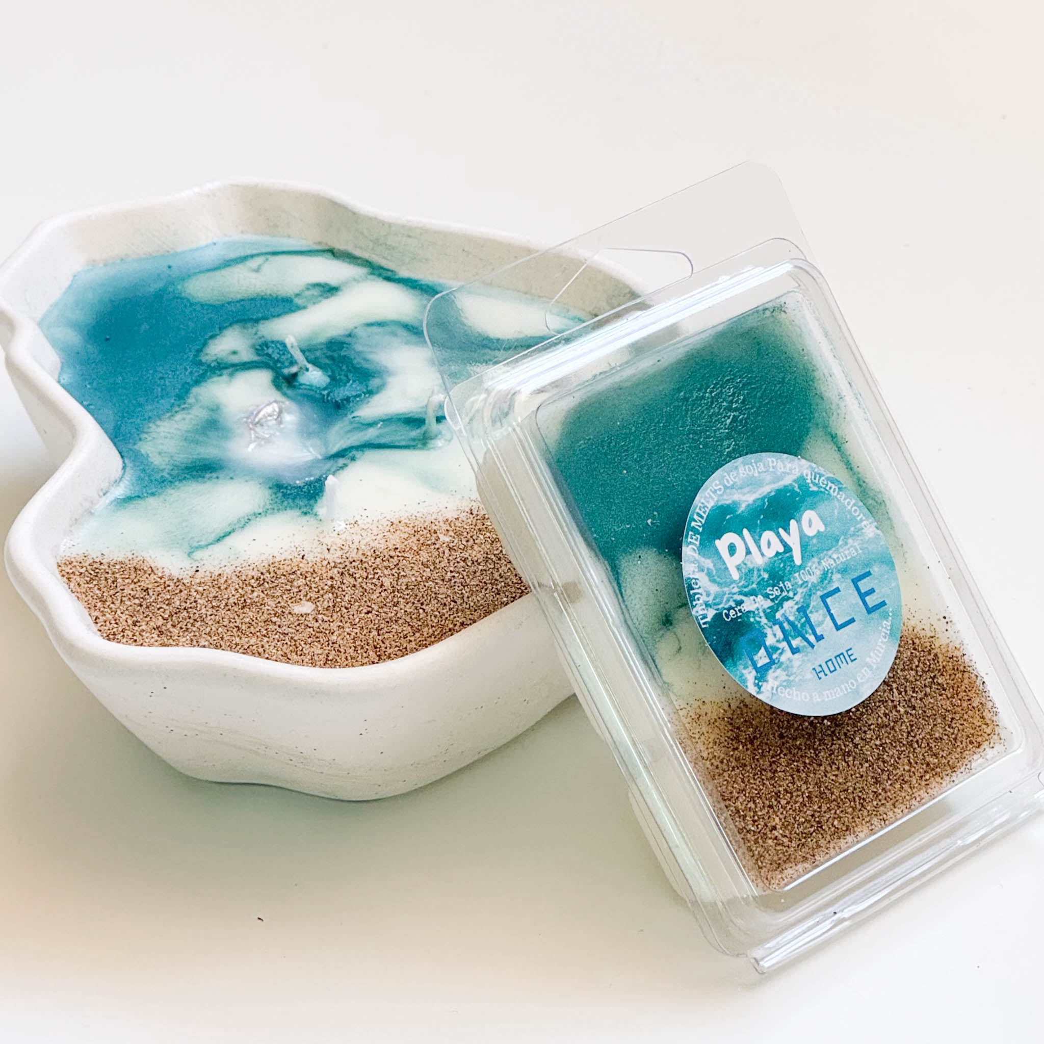 coleccion playa pack vela y melts once home