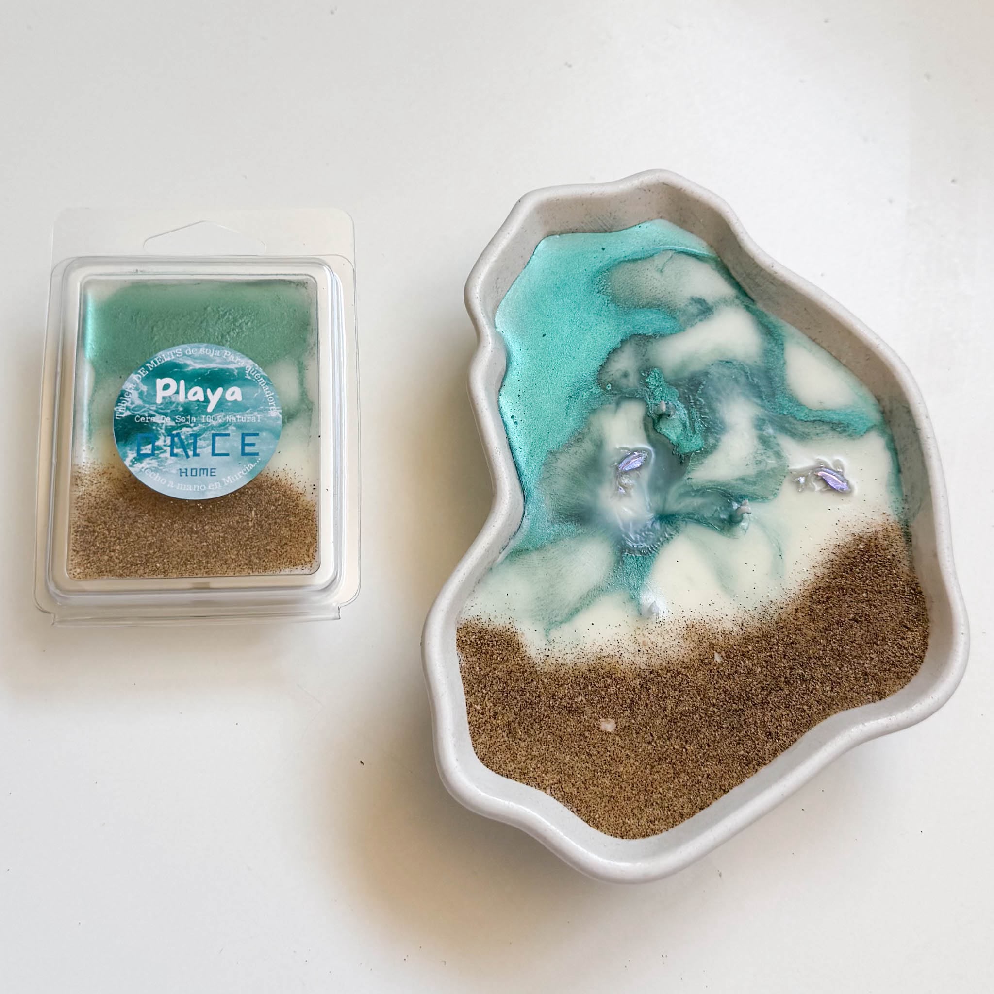 coleccion playa pack vela y melts once home